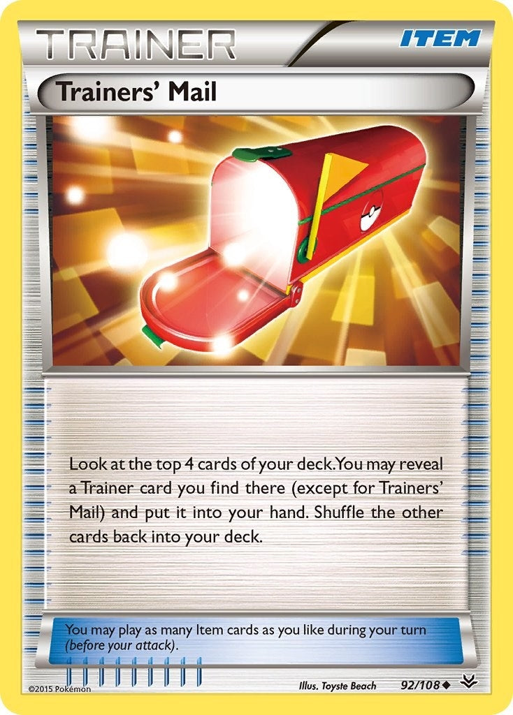 Image for Trainers' Mail (92/108) [XY - Roaring Skies] - Pokemon