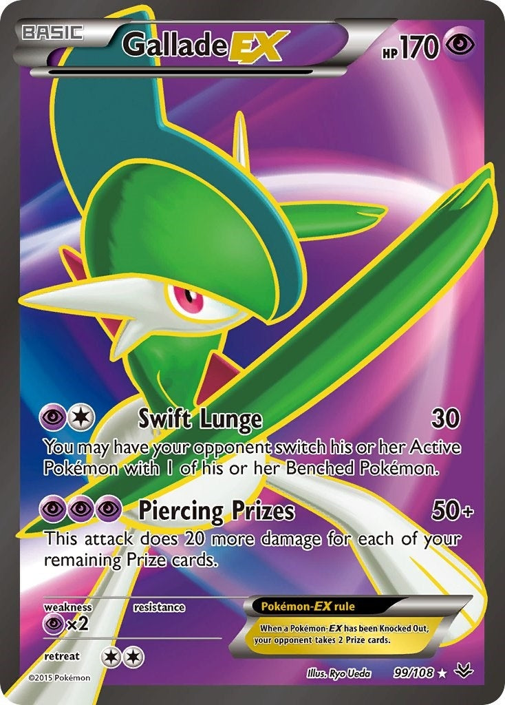 Image for Gallade EX (99 Full Art) (99/108) [XY - Roaring Skies] - Pokemon