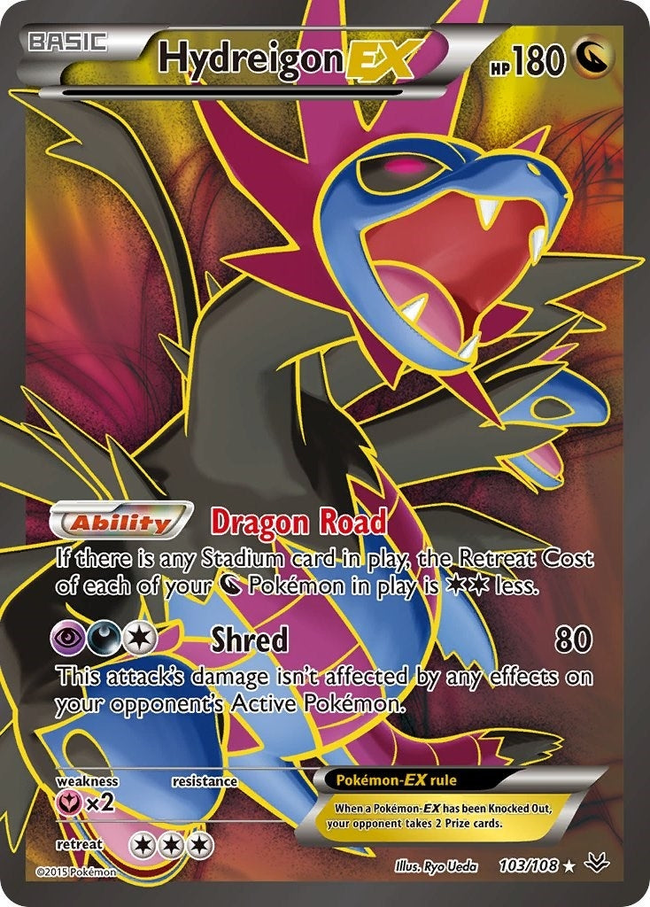 Image for Hydreigon EX (103 Full Art) (103/108) [XY - Roaring Skies] - Pokemon