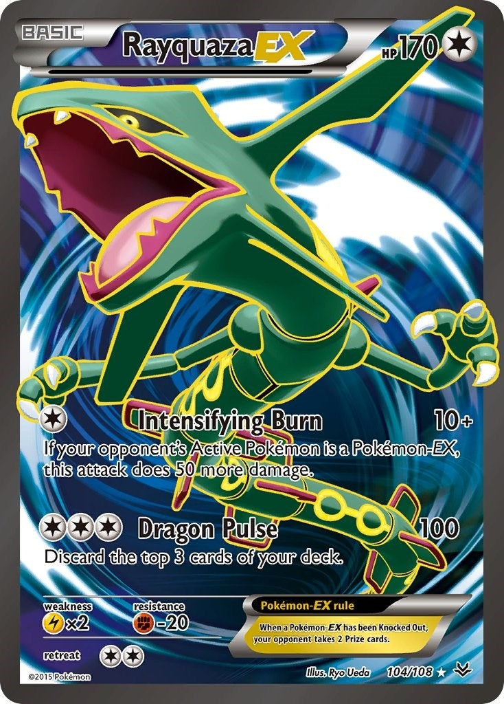 Image for Rayquaza EX (104 Full Art) (104/108) [XY - Roaring Skies] - Pokemon