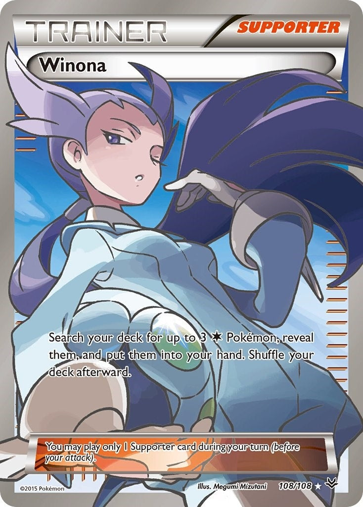 Image for Winona (108 Full Art) (108/108) [XY - Roaring Skies] - Pokemon