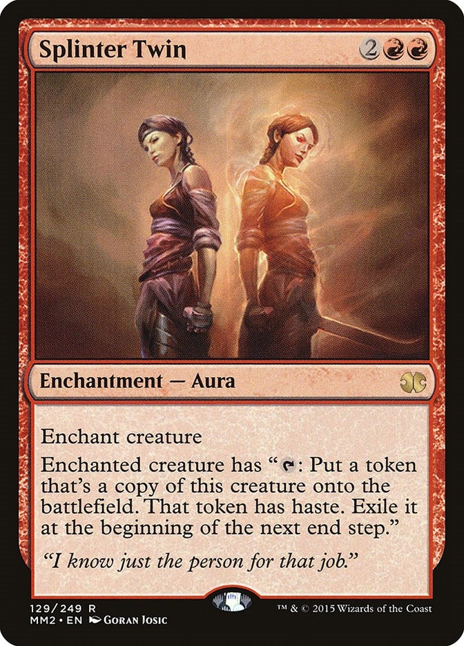 Image for Splinter Twin (129) [Modern Masters 2015] - Magic: The Gathering