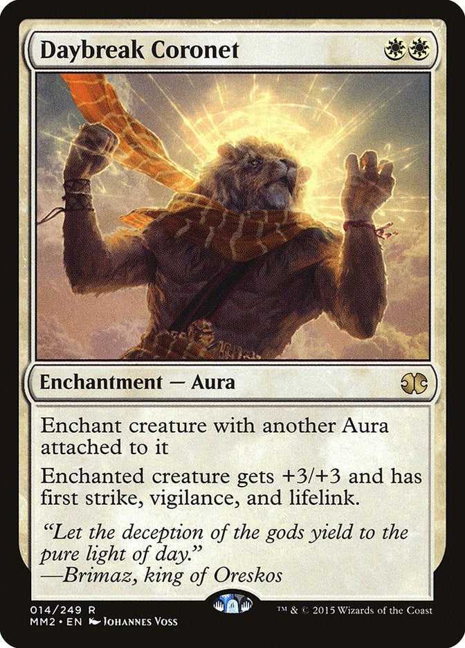 Image for Daybreak Coronet (14) [Modern Masters 2015] - Magic: The Gathering