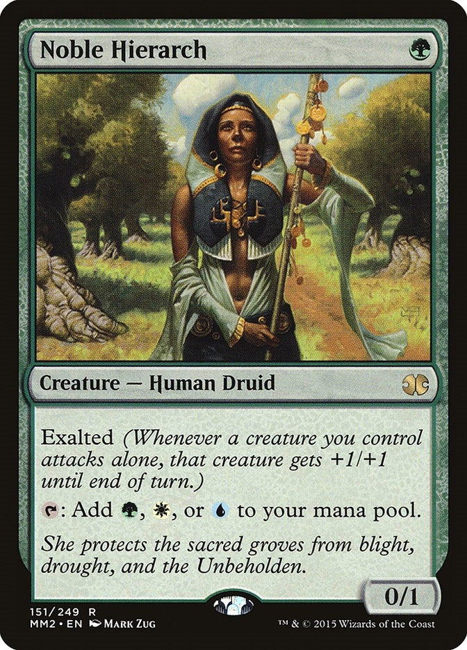 Image for Noble Hierarch (151) [Modern Masters 2015] - Magic: The Gathering