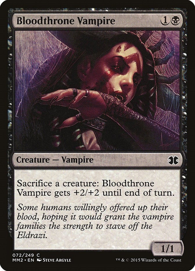 Image for Bloodthrone Vampire (72) [Modern Masters 2015] - Magic: The Gathering