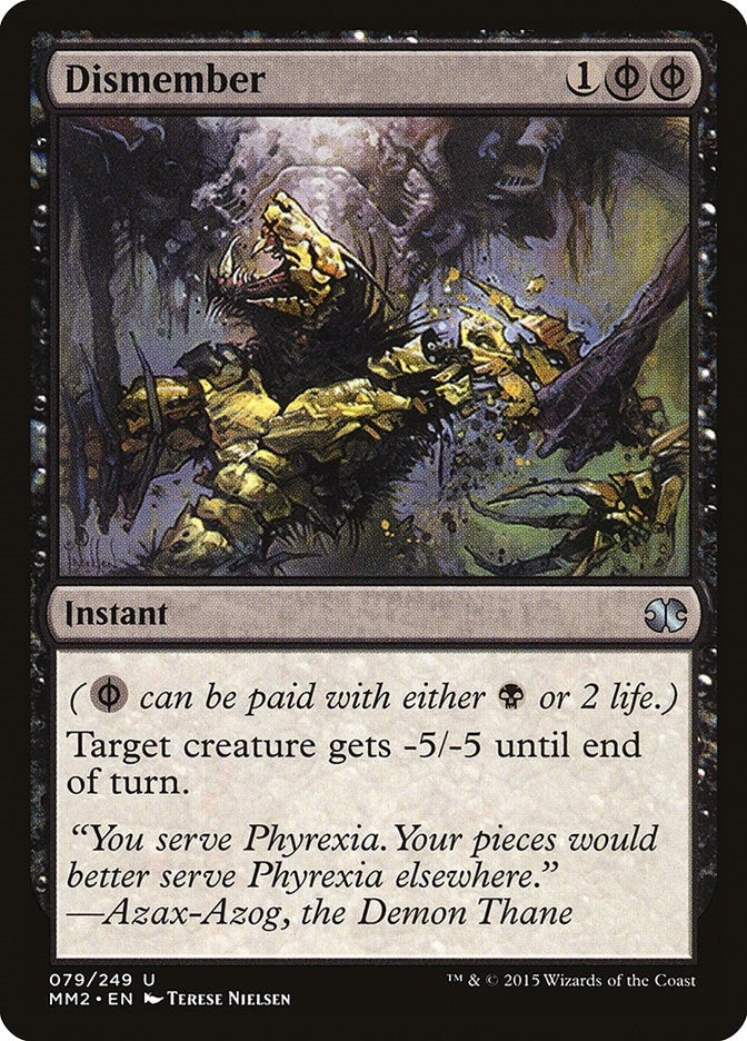 Image for Dismember (79) [Modern Masters 2015] - Magic: The Gathering