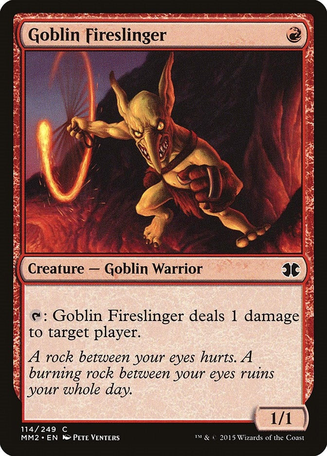 Image for Goblin Fireslinger (114) [Modern Masters 2015] - Magic: The Gathering