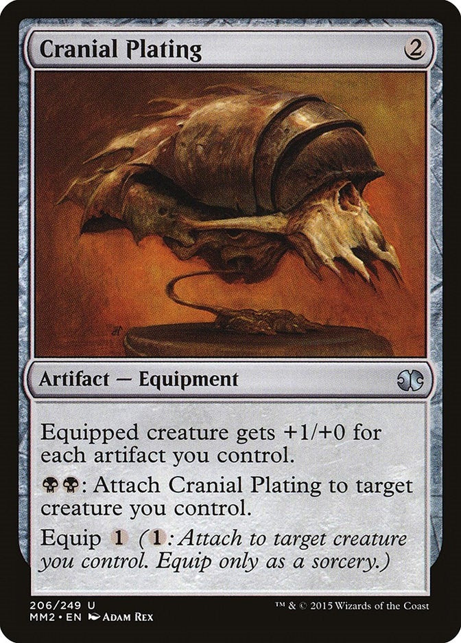 Image for Cranial Plating (206) [Modern Masters 2015] - Magic: The Gathering