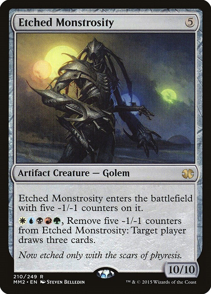 Image for Etched Monstrosity (210) [Modern Masters 2015] - Magic: The Gathering