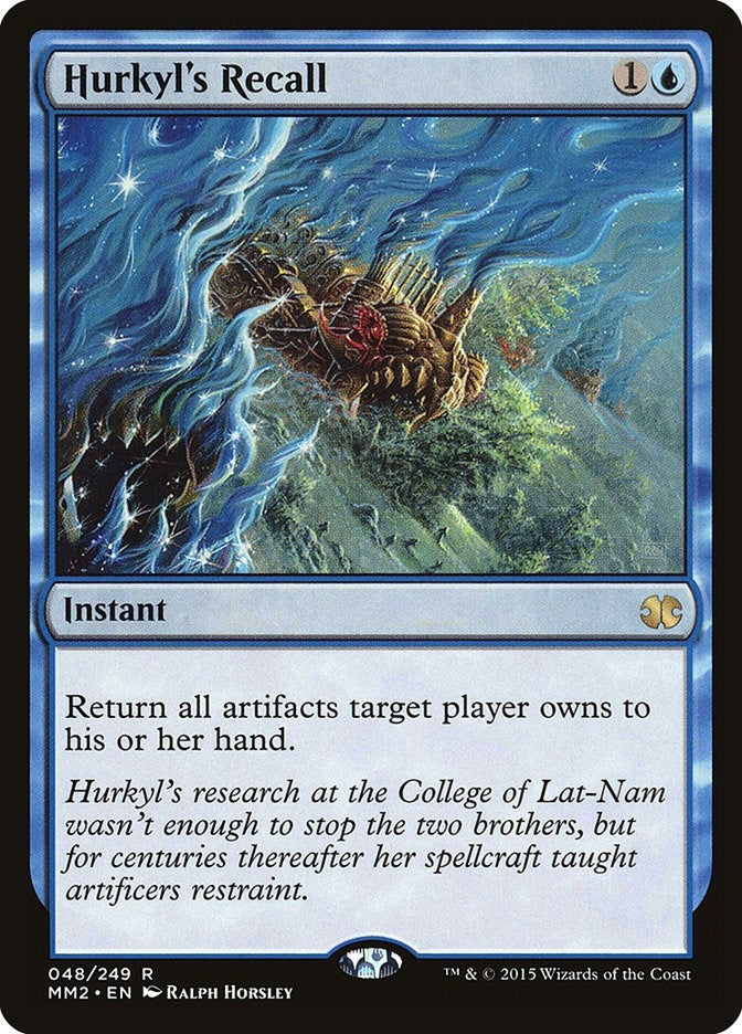 Image for Hurkyl's Recall (48) [Modern Masters 2015] - Magic: The Gathering