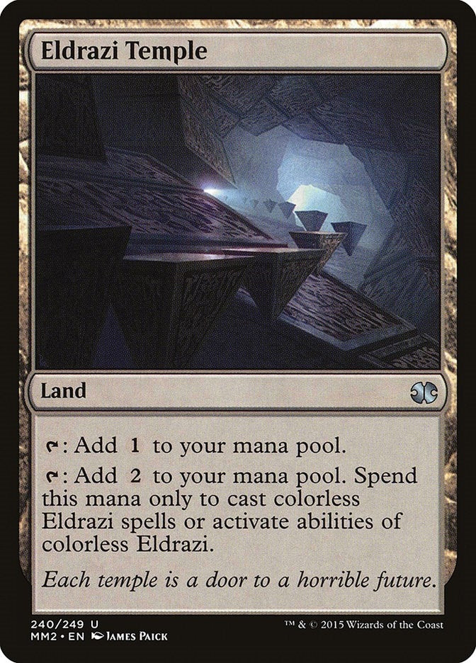 Image for Eldrazi Temple (240) [Modern Masters 2015] - Magic: The Gathering