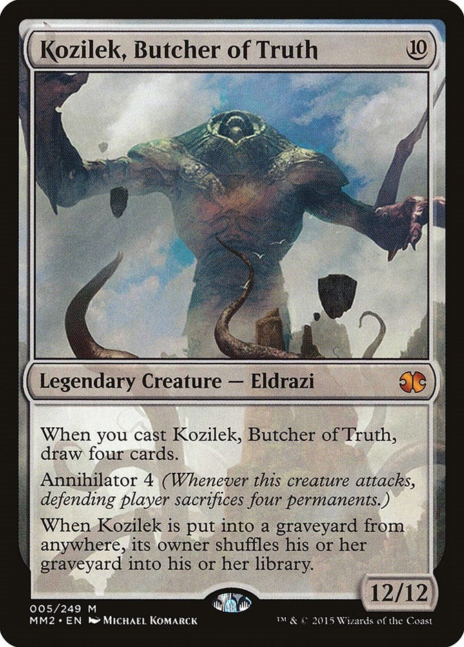 Image for Kozilek, Butcher of Truth (5) [Modern Masters 2015] - Magic: The Gathering