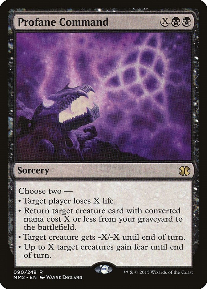 Image for Profane Command (90) [Modern Masters 2015] - Magic: The Gathering