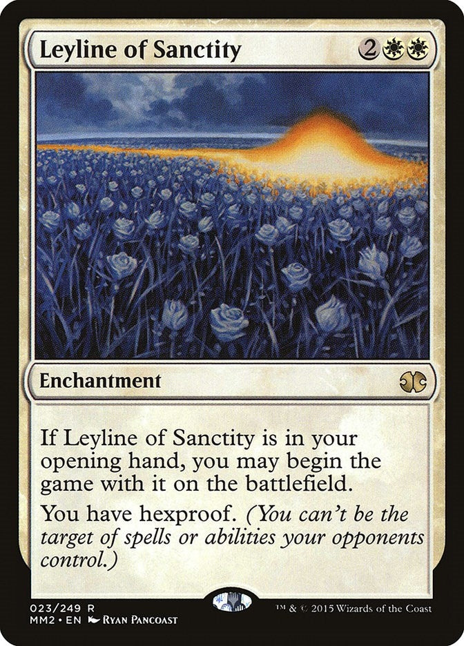 Image for Leyline of Sanctity (23) [Modern Masters 2015] - Magic: The Gathering