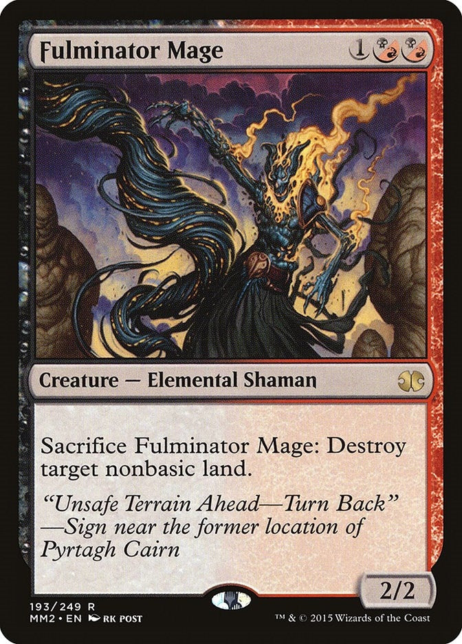 Image for Fulminator Mage (193) [Modern Masters 2015] - Magic: The Gathering