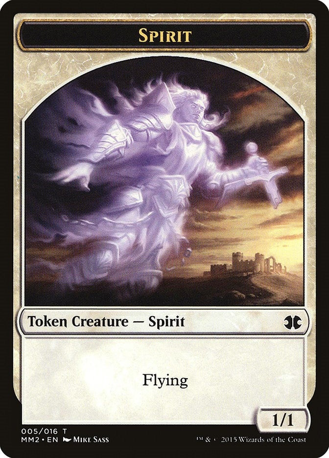 Image for Spirit Token (5) [Modern Masters 2015] - Magic: The Gathering