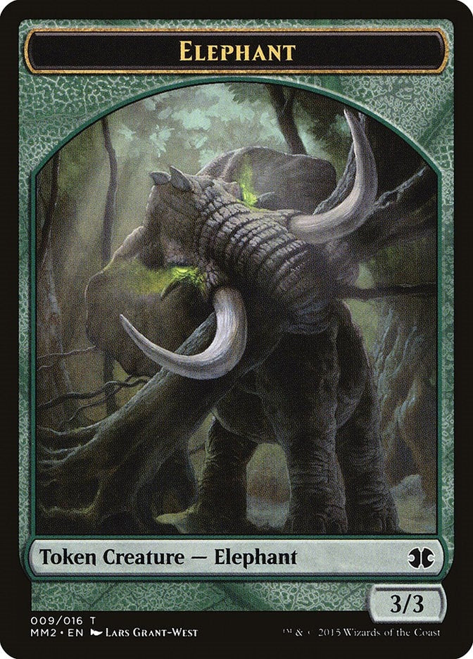 Image for Elephant Token (9) [Modern Masters 2015] - Magic: The Gathering