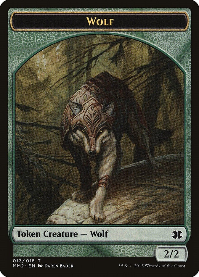 Image for Wolf Token (13) [Modern Masters 2015] - Magic: The Gathering