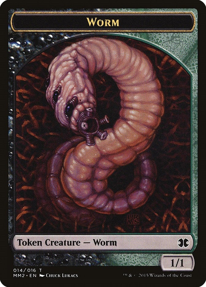 Image for Worm Token (14) [Modern Masters 2015] - Magic: The Gathering