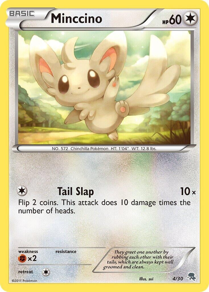 Minccino (#4) (4/30) [BW Trainer Kit: Excadrill & Zoroark]