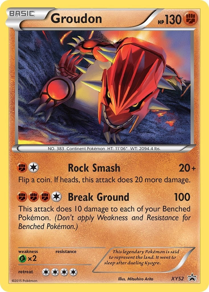 Groudon - XY52 (XY52) [XY Promos]