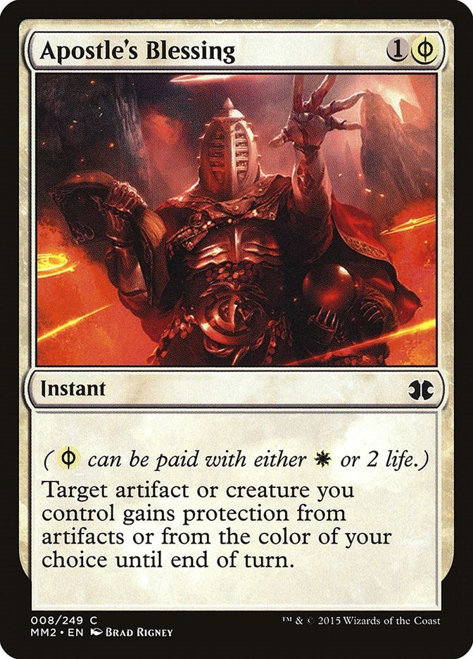 Image for Apostle's Blessing (8) [Modern Masters 2015] - Magic: The Gathering