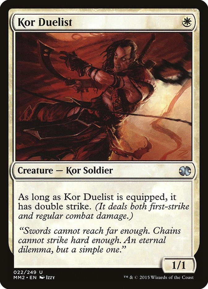 Image for Kor Duelist (22) [Modern Masters 2015] - Magic: The Gathering