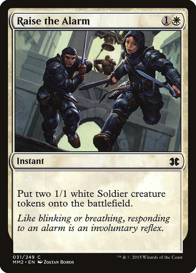 Image for Raise the Alarm (31) [Modern Masters 2015] - Magic: The Gathering