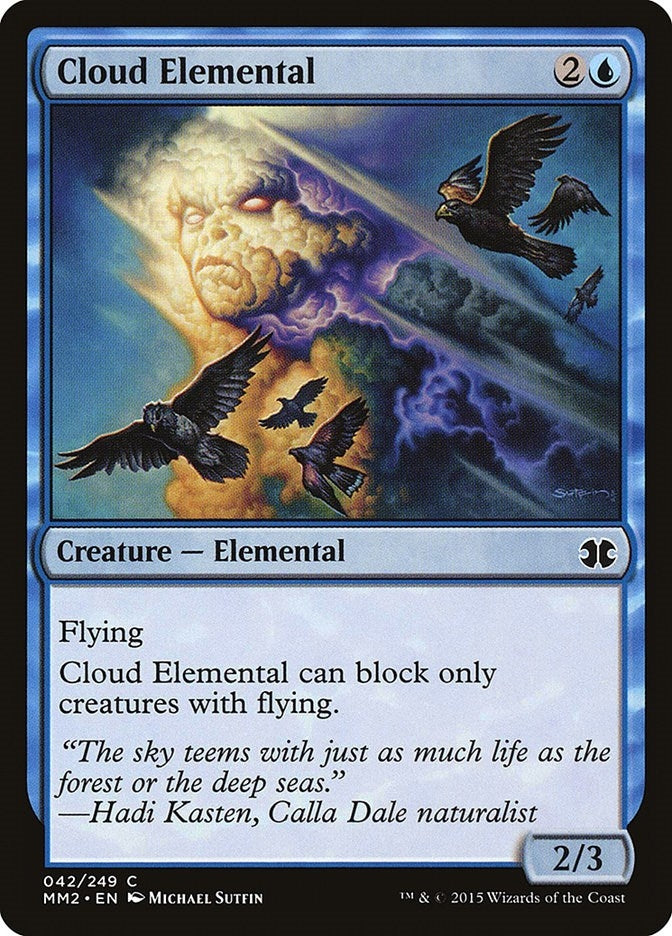 Image for Cloud Elemental (42) [Modern Masters 2015] - Magic: The Gathering