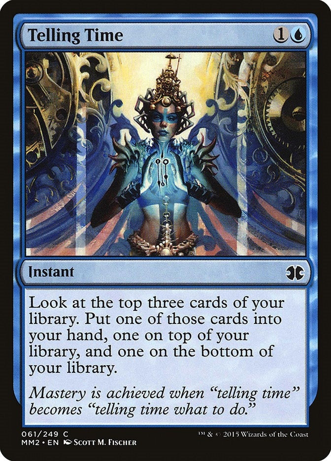 Image for Telling Time (61) [Modern Masters 2015] - Magic: The Gathering