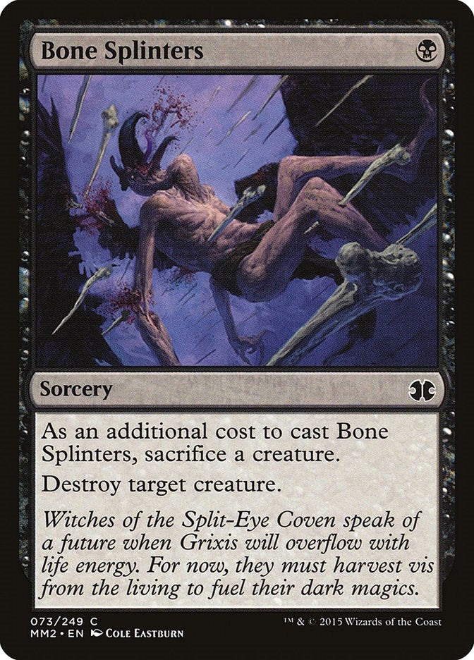 Image for Bone Splinters (73) [Modern Masters 2015] - Magic: The Gathering