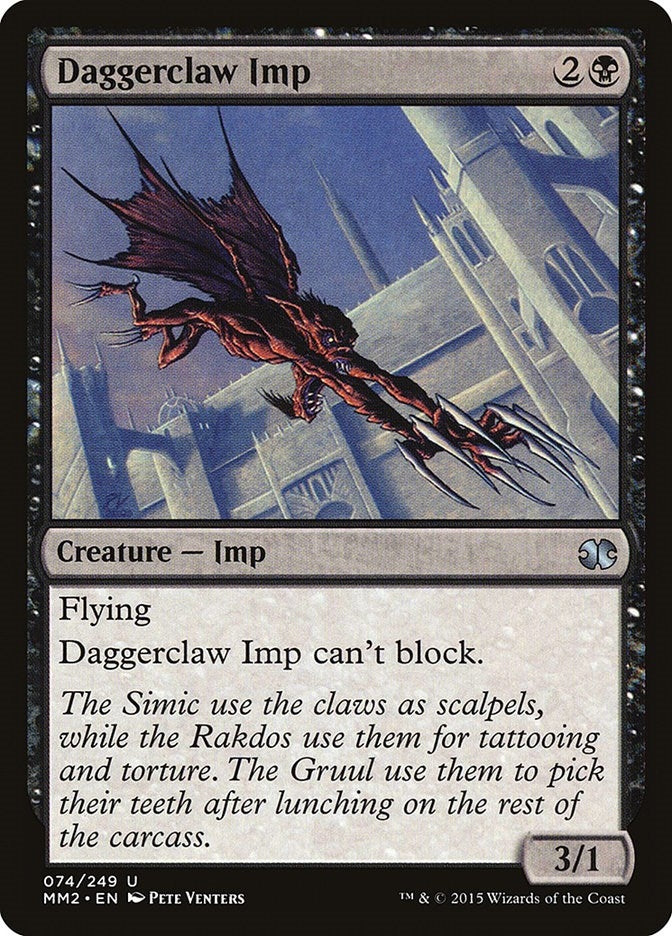 Image for Daggerclaw Imp (74) [Modern Masters 2015] - Magic: The Gathering