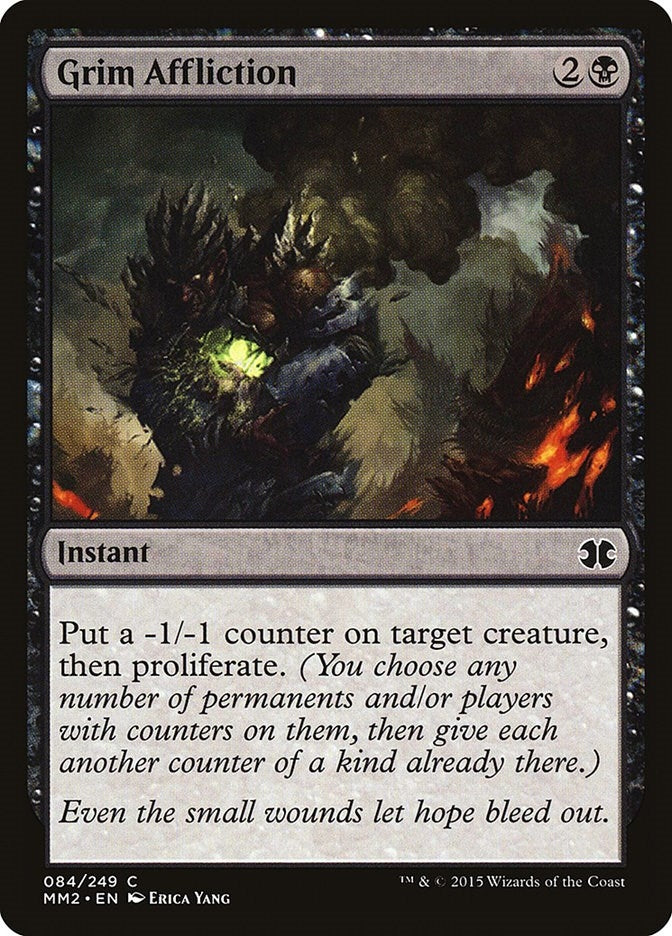 Image for Grim Affliction (84) [Modern Masters 2015] - Magic: The Gathering