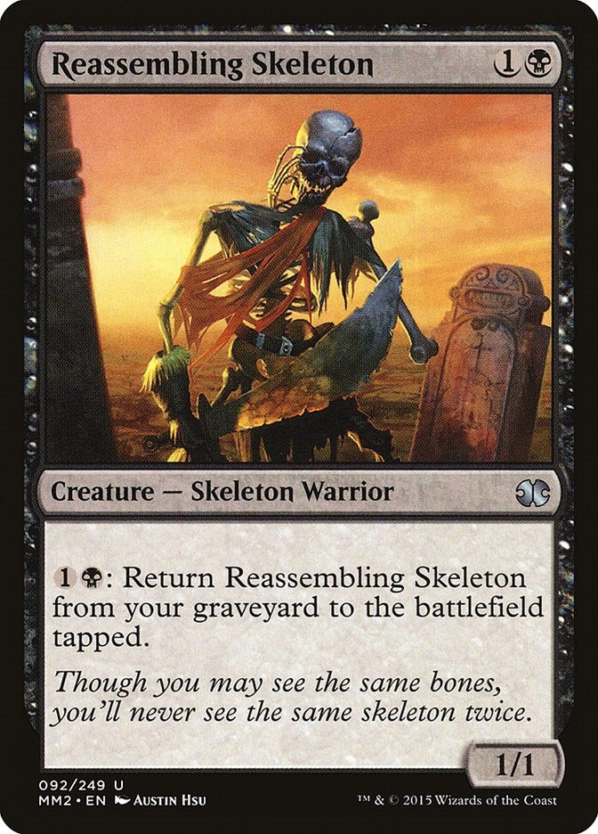 Image for Reassembling Skeleton (92) [Modern Masters 2015] - Magic: The Gathering