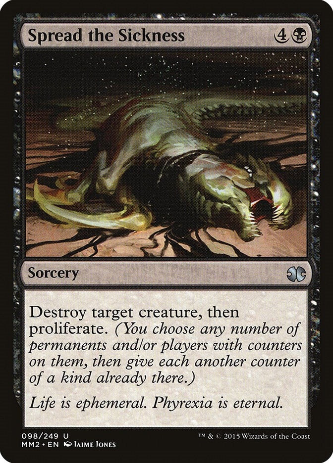 Image for Spread the Sickness (98) [Modern Masters 2015] - Magic: The Gathering