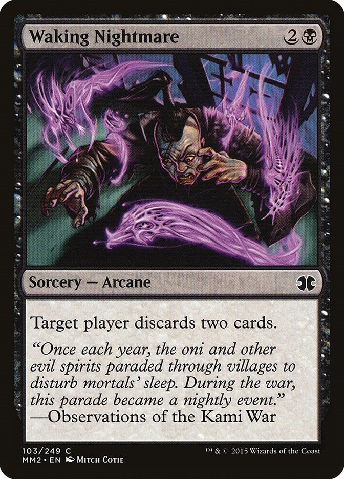 Image for Waking Nightmare (103) [Modern Masters 2015] - Magic: The Gathering
