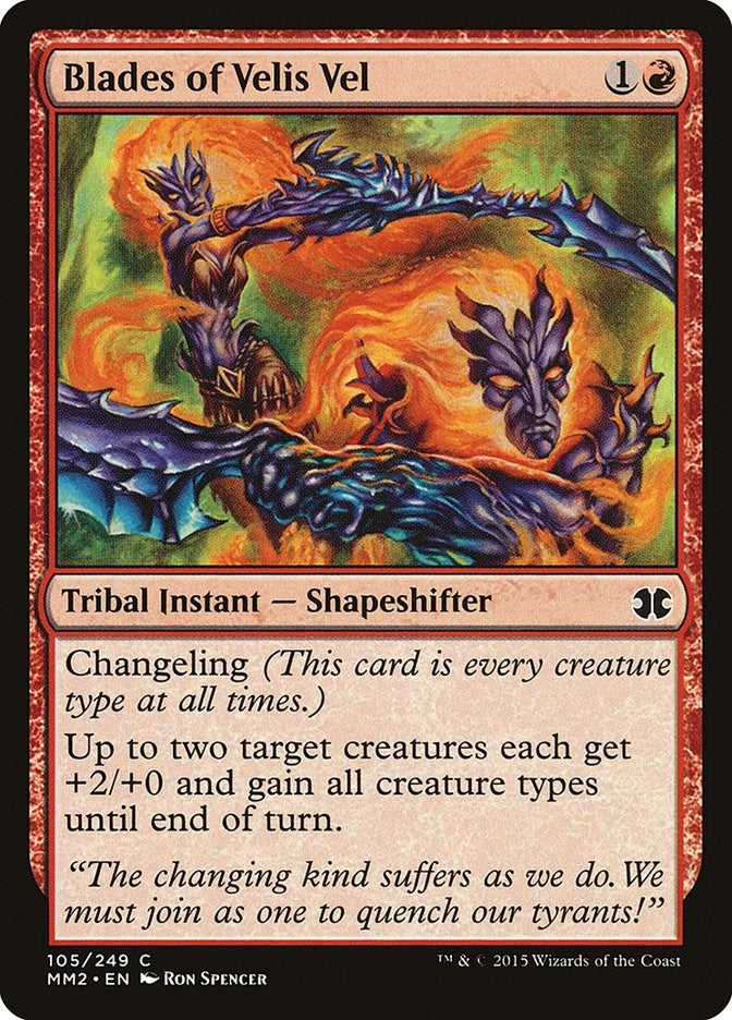 Image for Blades of Velis Vel (105) [Modern Masters 2015] - Magic: The Gathering