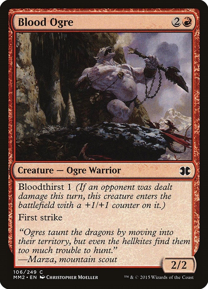 Image for Blood Ogre (106) [Modern Masters 2015] - Magic: The Gathering