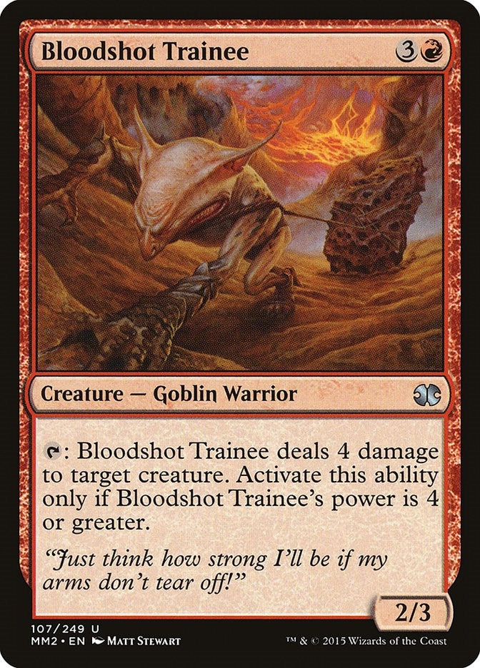 Image for Bloodshot Trainee (107) [Modern Masters 2015] - Magic: The Gathering