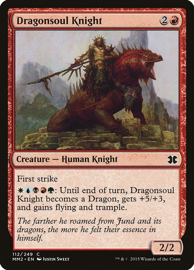 Image for Dragonsoul Knight (112) [Modern Masters 2015] - Magic: The Gathering