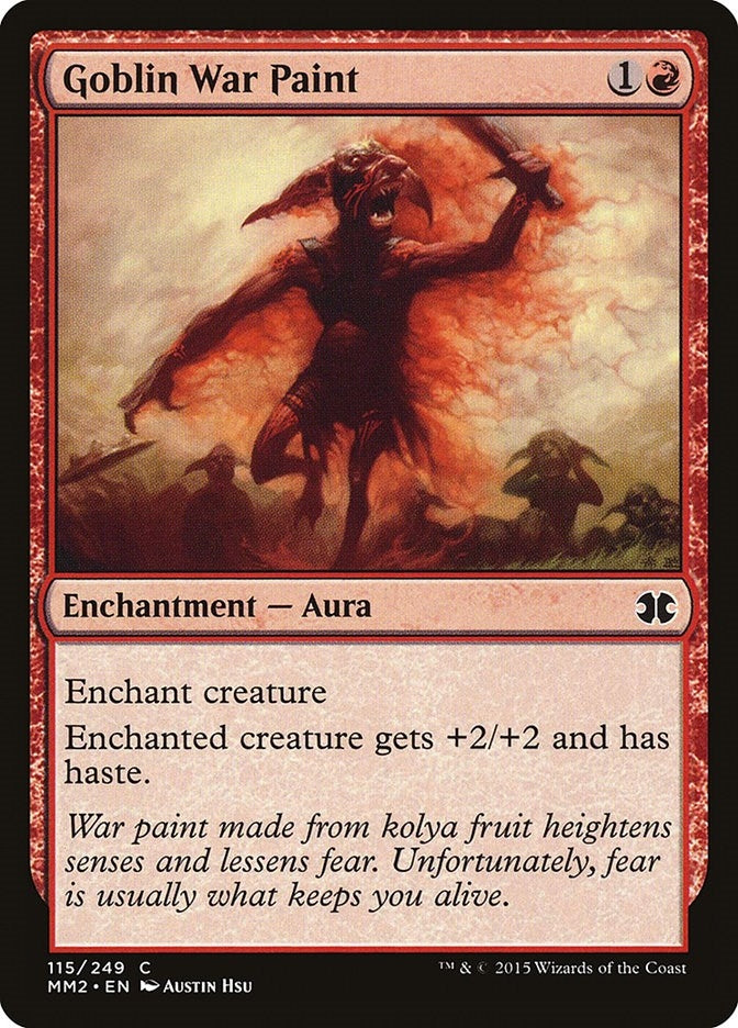 Image for Goblin War Paint (115) [Modern Masters 2015] - Magic: The Gathering