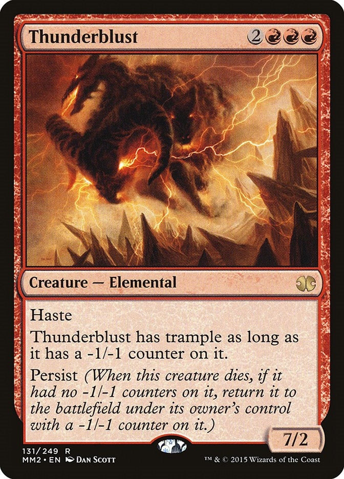 Image for Thunderblust (131) [Modern Masters 2015] - Magic: The Gathering