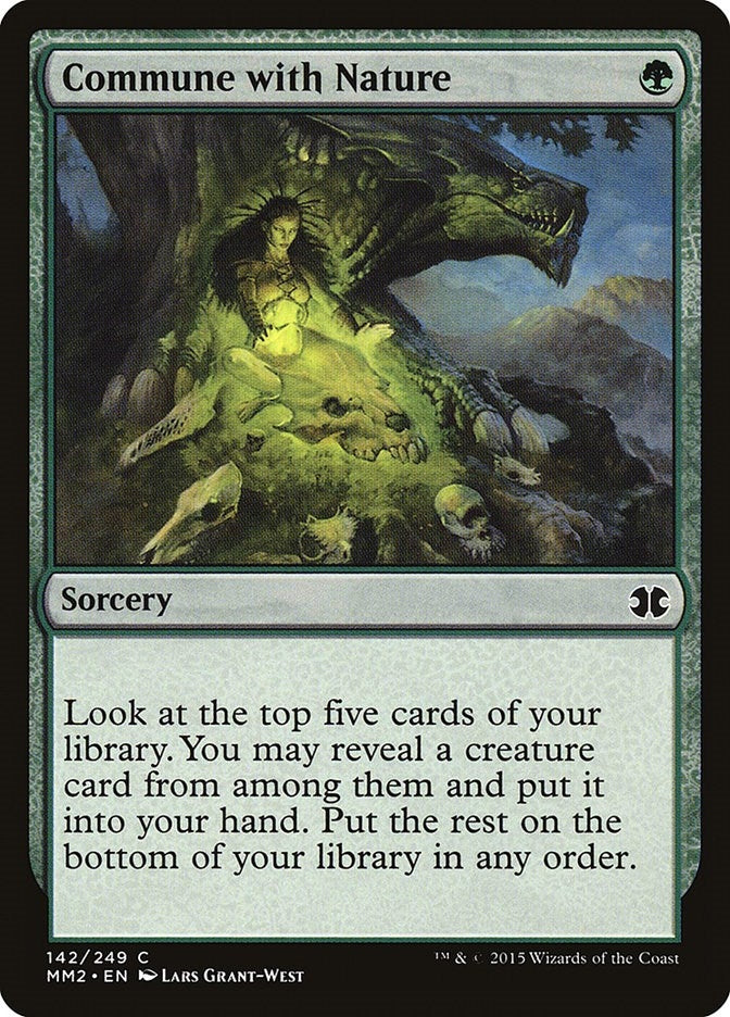 Image for Commune with Nature (142) [Modern Masters 2015] - Magic: The Gathering