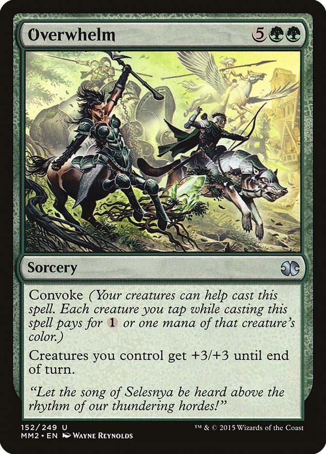 Image for Overwhelm (152) [Modern Masters 2015] - Magic: The Gathering