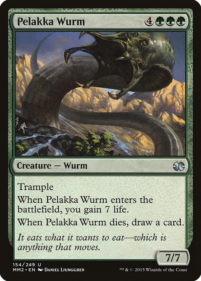 Image for Pelakka Wurm (154) [Modern Masters 2015] - Magic: The Gathering