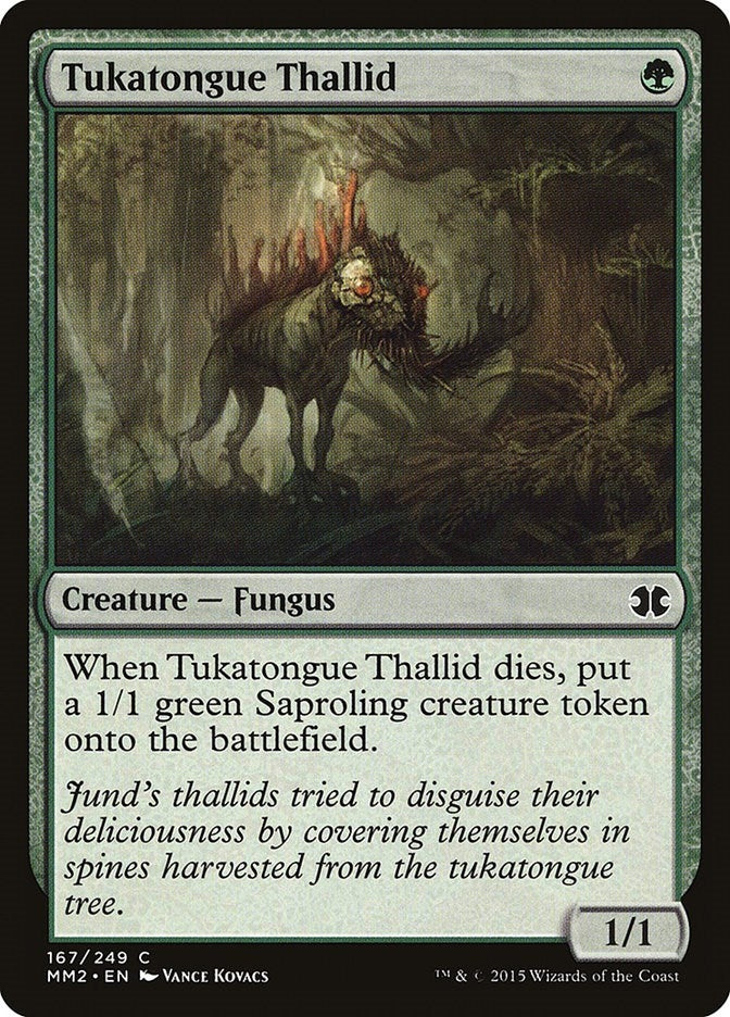 Image for Tukatongue Thallid (167) [Modern Masters 2015] - Magic: The Gathering