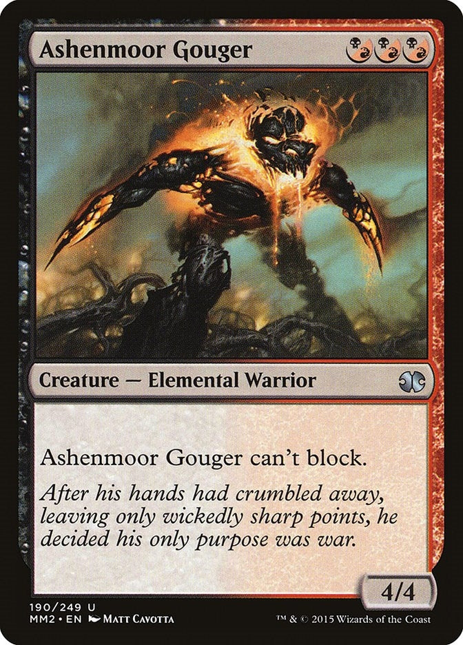 Image for Ashenmoor Gouger (190) [Modern Masters 2015] - Magic: The Gathering