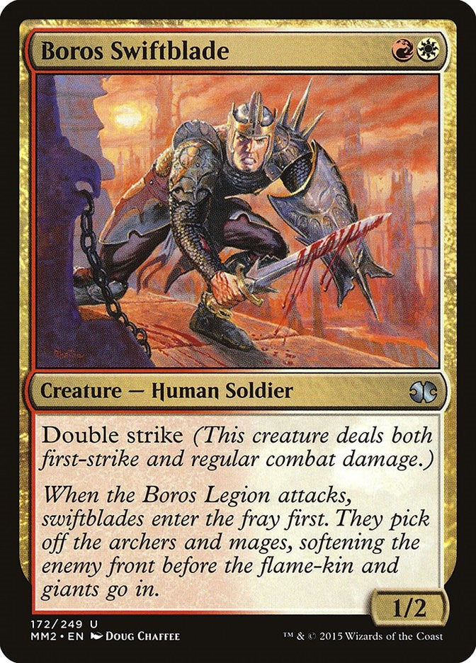 Image for Boros Swiftblade (172) [Modern Masters 2015] - Magic: The Gathering