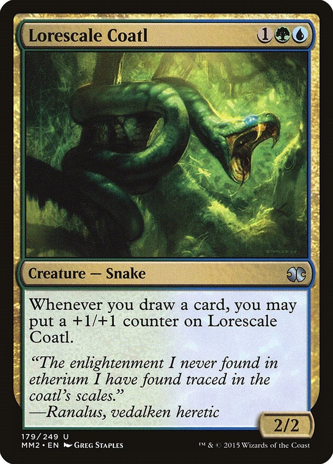 Image for Lorescale Coatl (179) [Modern Masters 2015] - Magic: The Gathering