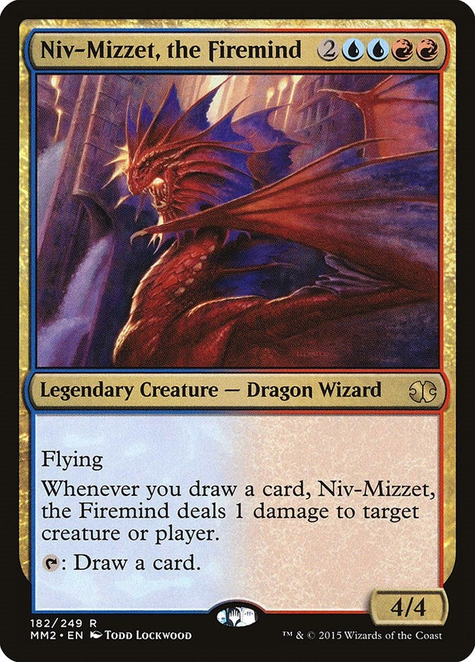 Image for Niv-Mizzet, the Firemind (182) [Modern Masters 2015] - Magic: The Gathering